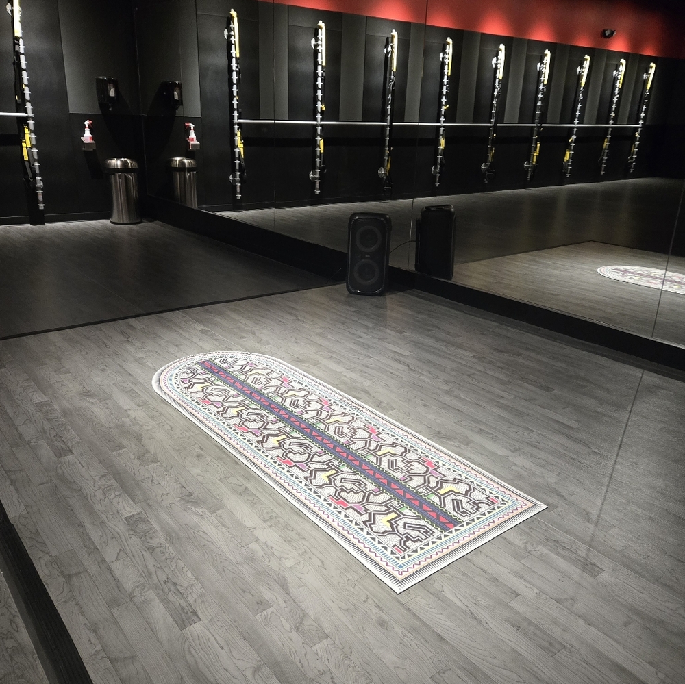 Work In Kene Style Yoga Mat